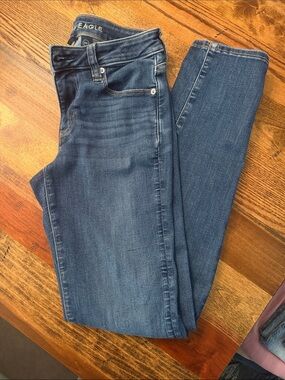 American Eagle Outfitters Medium Blue Straight Leg Jeans